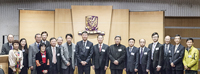 Group photo of the delegation from the Chinese Academy of Sciences and the senior officials of CUHK